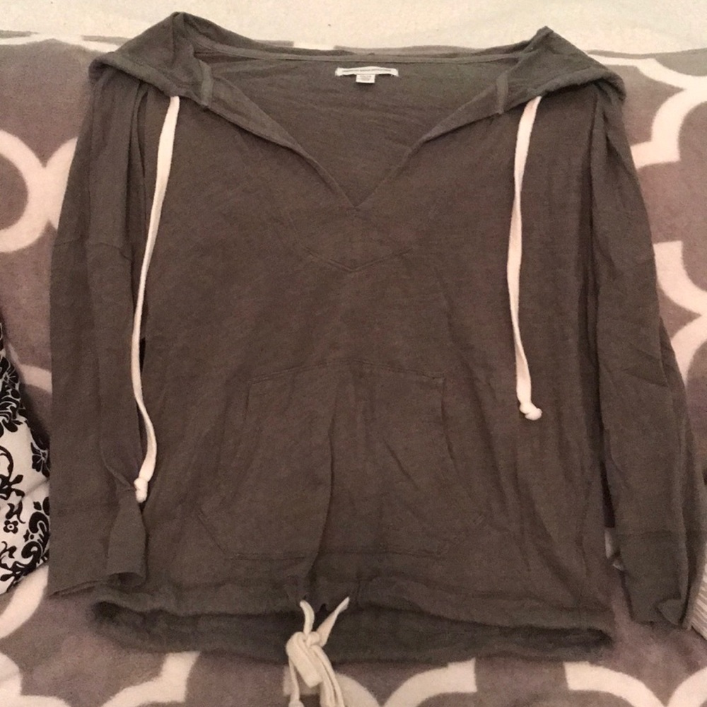 Green Shirt with Hood